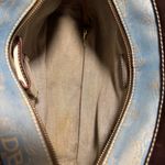 Dooney & Bourke East West Canvas / Leather Trim Donegal Crest Tote Shoulder Bag Photo 13