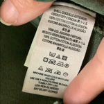 Free People  Bohemian Denim Shorts Buttons fly crochet green SIZE 0 NWOT Photo 11