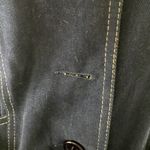 Vintage 70s Bullock's Wilshire Denim Rabbit Fur Belted Penny Lane Coat Size undefined Photo 7