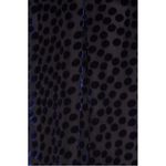 The Great ππ The Merry Dress ~ Navy Blue Velvet Burnout Polka Dot Midi M NWT Photo 8