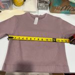 Everlane  The Seamless Tee Crop Top| Purple Dusty Lavender Size M/L Photo 5