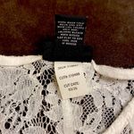 Torrid  White Lace Short Sleeve Cold Shoulder Top Photo 3