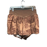 Aerie Women's  Shorts Size L Brown Floral Photo 1