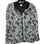 PINK - Victoria's Secret  Windbreaker Jacket Snakeskin Print Women's XS Oversized Photo 0