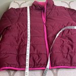 Wild Fable  burgundy berry red lining puffer zip up jacket Photo 8