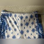 Vince Camuto  Blue and White Wide Leg Pants Photo 2