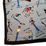 NWT, Rare Vintage The Girls Helen Welsh Designer 100% Silk Scarf, 21” square Black Photo 2