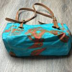 Sakroots Stylish Blue and Brown Shoulder Bag Photo 3