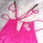Lilly Pulitzer  Millie Hot Pink Silk High Neck Tank Top size XS Photo 4