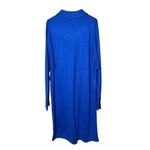 Vintage Avon Fashions Blue Long Sleeve Midi Sweater Dress L Size L Photo 7