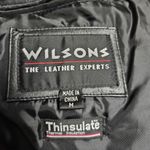 wilson's leather Vintage  Black Leather Moto Jacket Size Medium Photo 5