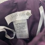 David's Bridal NWT David’s Bridal Plum Short Scalloped Strapless Lace Mesh Mini Dress Size 0 Photo 5