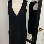 MODELLO GIULIETTA NEW YORK MADE IN ITALY 100%COTTON W/100%SILK LINING plunging Black Size 6 Photo 0