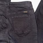 Kancan Mid Rise Straight Leg Jeans Womens 11/29 Black Distressed KC6038BK Photo 10