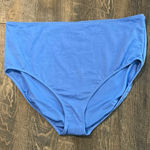 Tropical Escape  Blue Swim Bottoms Size 22 High Waisted‎ NEW Photo 0