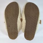 J.Crew Sherpa Buckle Clog Slippers in Tan/Cream, Women’s Size 8 Photo 6