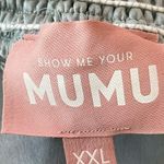 Show Me Your Mumu Claire Midi Dress Silver Sage Luxe Satin Women’s Sz XXL Photo 6