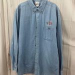 Disney Vintage Walt  World Women’s XL Denim Button Down Long Sleeve Photo 0