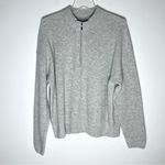 MM.LaFleur M.M. LaFleur The Cece  Half Zip Up Pullover Cashmere  Sweater  Sz XL Photo 2
