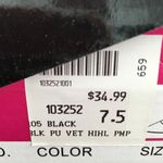 Shiekh Black PU See Through Heels Photo 3