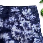 Gap Tie Dye Linen Blend Shorts in Batik Indigo Wash Photo 4
