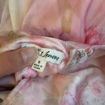 For Love and Lemons Lisa Sheer pink Floral Maxi Dress small Photo 5