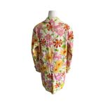 Vintage Morton Bernard Women's Size 10T Cotton‎ Spring Floral Long Easter Coat White Photo 2
