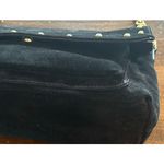 Talbots ⭐️ Leather Suede Gold Hardware Classic Women's Handbag Purse Bag Vintage Photo 3