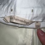 Soft Surroundings Womens Straight Leg Ankle Length Pants White Gold Accents XL Photo 6