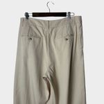 Madewell  The Petite Harlow Wide Leg Pant 12P Forgotten Landscape Khaki Beige Photo 10