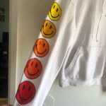 Aviator Nation  SMILEY SUNSET RELAXED PULLOVER HOODIE - WHITE Photo 4