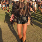 Ellen Tracy Black and Tan poncho  Photo 0