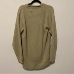 Yarnworks  Vintage Tan Long Button Front Cardigan Large Photo 6