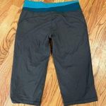 Patagonia pliant knickers grey gray teal small crop athletic Photo 0