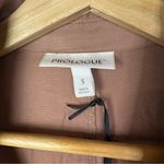 Prologue Light Brown Rayon Long Sleeve Button Down S Photo 4