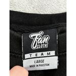 Vtg Konkrete Kids Cheer Squad Fan Cloth Sweatshirt Black/White Adult Large Black Photo 3