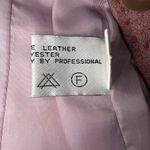 B Lucid Women's Vintage Pink Leather Jacket Size M Size M Photo 5