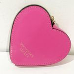 Victoria's Secret  7" Striped Heart Keychain FOB Bag Charm Coin Case Love NEW Photo 1