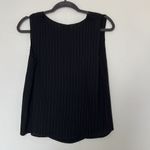 Joie ‎ Pleated Sleeveless Shell Blouse Black Size Medium Photo 3
