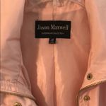 Jason Maxwell Jason‎ Maxwell Pink Lightweight Anorak Jacket Drawstring Waist Hooded Size M Photo 2