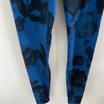 Lululemon Black and Blue Dark Floral Active Legging Tights 4 Photo 5