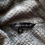Simply Southern  Gray Fleece Pullover SIZE M Photo 4