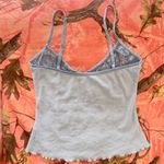 baby blue lace v neck cami Photo 6