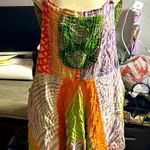 Kantha Rompers with Pockets, Handmade Cotton Boho Bib Jumpsuit, Sustainable Green Size 2X Photo 0