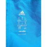 Adidas Workout Shorts Women's Blue Climalite Athletic Running Gym Size Medium Photo 4
