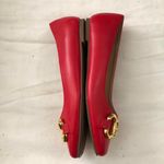 Versona Red ballet flats maryjanes gold buckle detail, very comfortable-Size 6 Photo 3