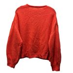 Madewell Knit Oversized Balloon Sleeves V Neck Wool Blend Sweater Size XL Photo 3