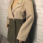 Vintage Victoria Ashley Double Breasted Blazer Tan Olive Green Medium? Photo 3