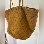 J JILL Sunflower Yellow Textured Tote Bag Photo 2