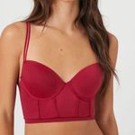 Forever 21 Burgundy Corset Top Photo 3